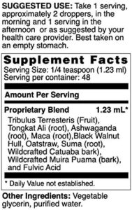 super male vitality ingredients
